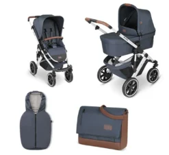 ABC Design Kombi-Kinderwagen Salsa 4 Air In Blau