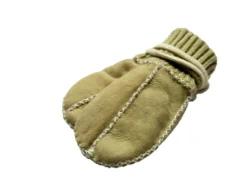 Baby Lammfell Handschuhe In Gelb