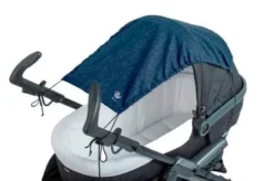 Sonnensegel Lifeline Mit UV Schutz Für Kinderwagen/Buggy In Dunkelblau