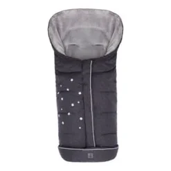Winter-Fußsack Stars Für Kinderwagen, Buggy In Grau