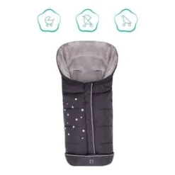 Winter-Fußsack Stars Für Kinderwagen, Buggy In Grau -Baby Kleidung babycab winter fusssack stars fur kinderwagen buggy in grau 6