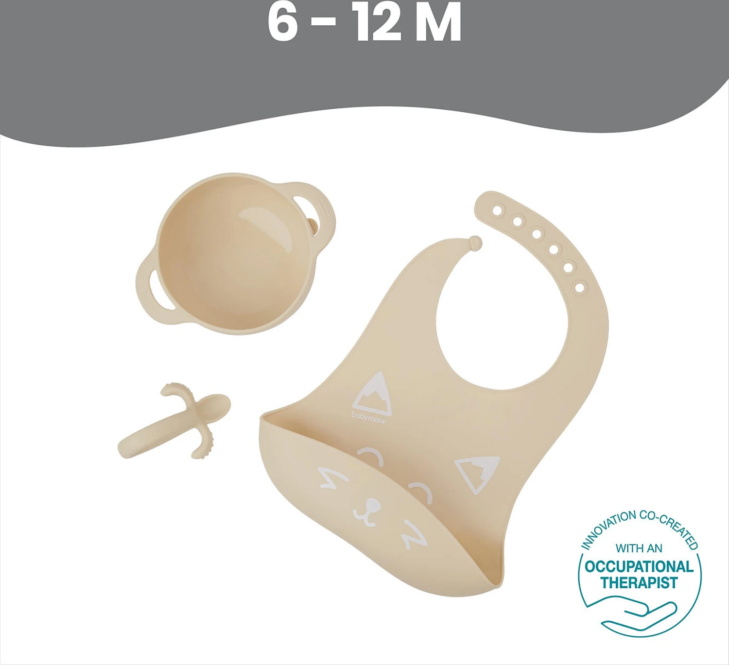 BabyMoov Esslernset Aus Silikon, FIRST'ISY, Fox, 3-tlg. 5 BabyMoov Esslernset Aus Silikon, FIRST'ISY, Fox, 3-tlg. – Bild 5