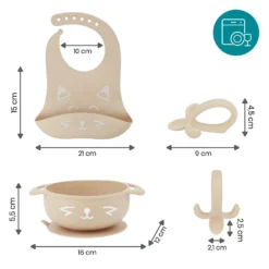 BabyMoov Esslernset Aus Silikon, FIRST'ISY, Fox, 3-tlg. 18 BabyMoov Esslernset Aus Silikon, FIRST'ISY, Fox, 3-tlg. -Baby Kleidung babymoov esslernset aus silikon firstisy fox 3 tlg 8