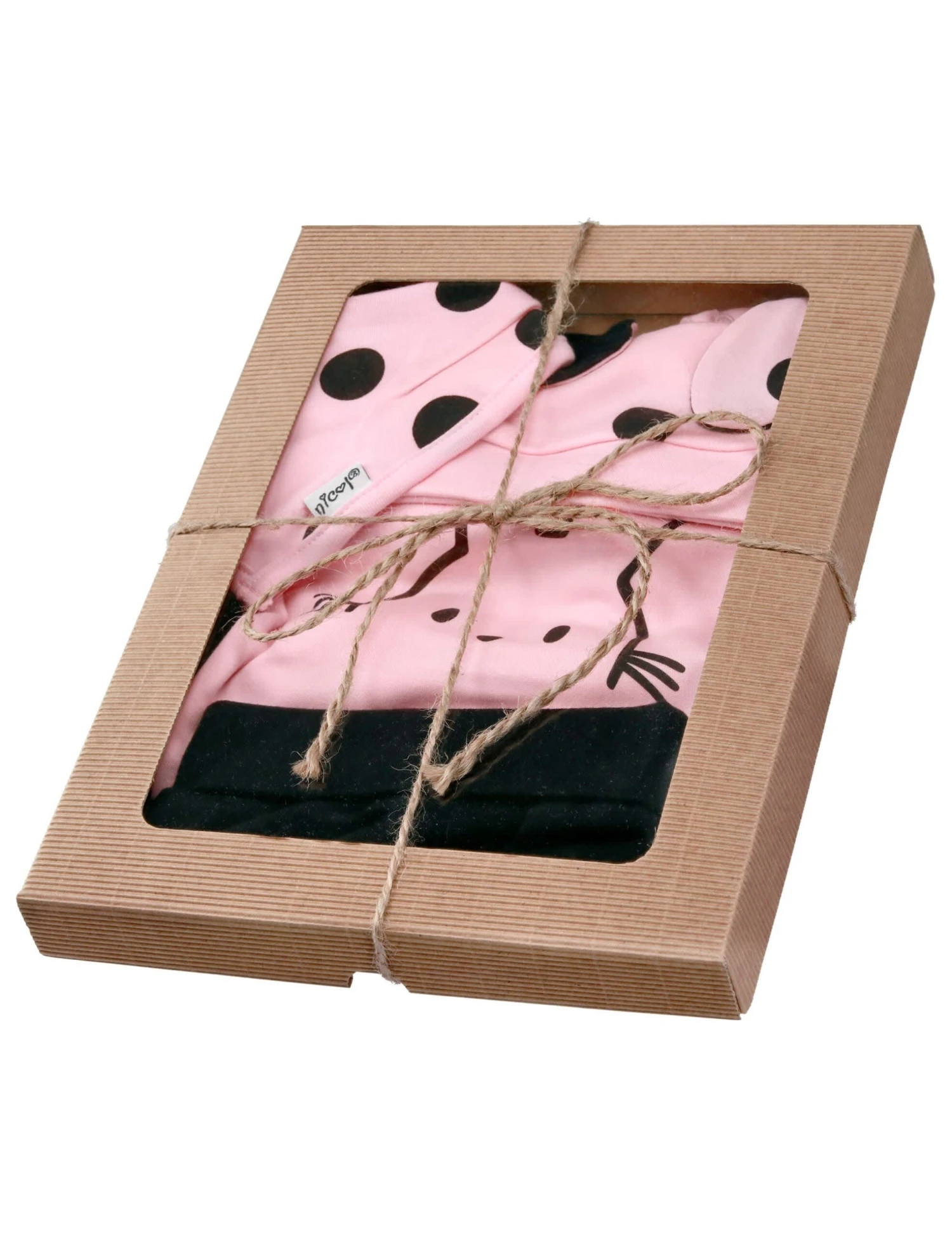 4tlg Set Häschen - By Bamar Nicol In Schwarz Rosa 2 4tlg Set Häschen - By Bamar Nicol In Schwarz Rosa – Bild 2