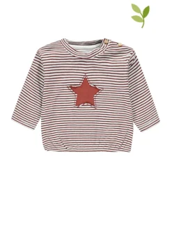 Longsleeve In Weiß/ Rot/ Bunt