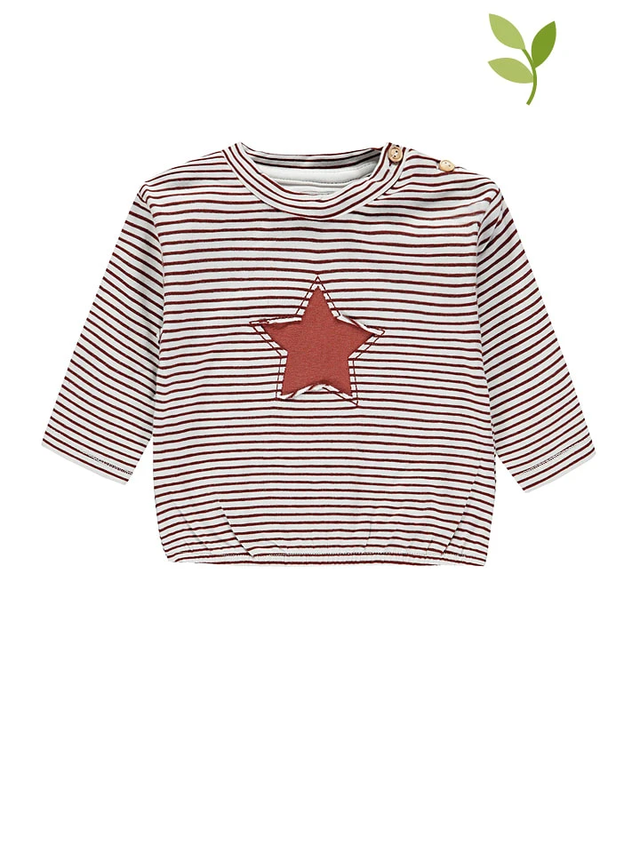 Longsleeve In Weiß/ Rot/ Bunt 1 Longsleeve In Weiß/ Rot/ Bunt