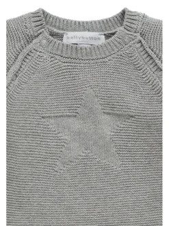 Overall In Grau -Baby Kleidung bellybutton overall in grau 2