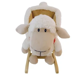 Plüsch Schaukeltier Schaf In Weiß -Baby Kleidung bieco spielwaren plusch schaukeltier schaf in weiss 4