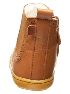 Leder-Boots In Hellbraun -Baby Kleidung bo bell leder boots in hellbraun 2