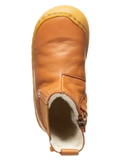 Leder-Boots In Hellbraun -Baby Kleidung bo bell leder boots in hellbraun 3