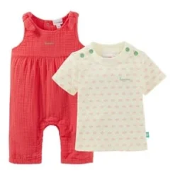 Strampler-Set In Pink -Baby Kleidung bornino strampler set in pink 2