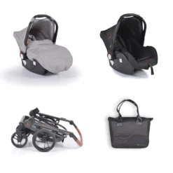 Kinderwagen Ellada 3 In 1 In Grau -Baby Kleidung cangaroo kinderwagen ellada 3 in 1 in grau 3