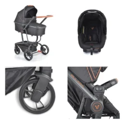 Kinderwagen Ellada 3 In 1 In Grau -Baby Kleidung cangaroo kinderwagen ellada 3 in 1 in grau 5