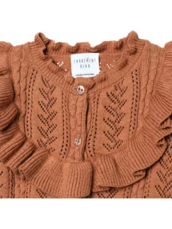 Cardigan In Camel -Baby Kleidung carrement beau cardigan in camel 2