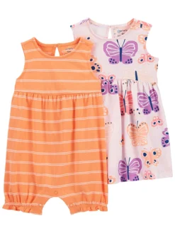 Carter's™ 2tlg. Outfit In Orange/ Rosa