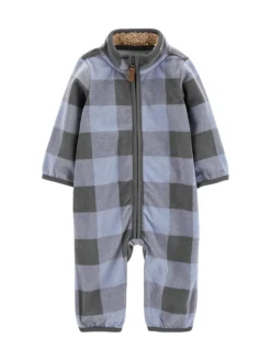 Carter's™ Fleece-Overall In Hellblau