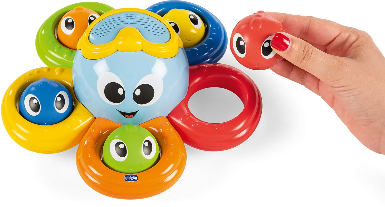 CHICCO Badespielzeug Billy Der Oktopus 8 CHICCO Badespielzeug Billy Der Oktopus – Bild 8