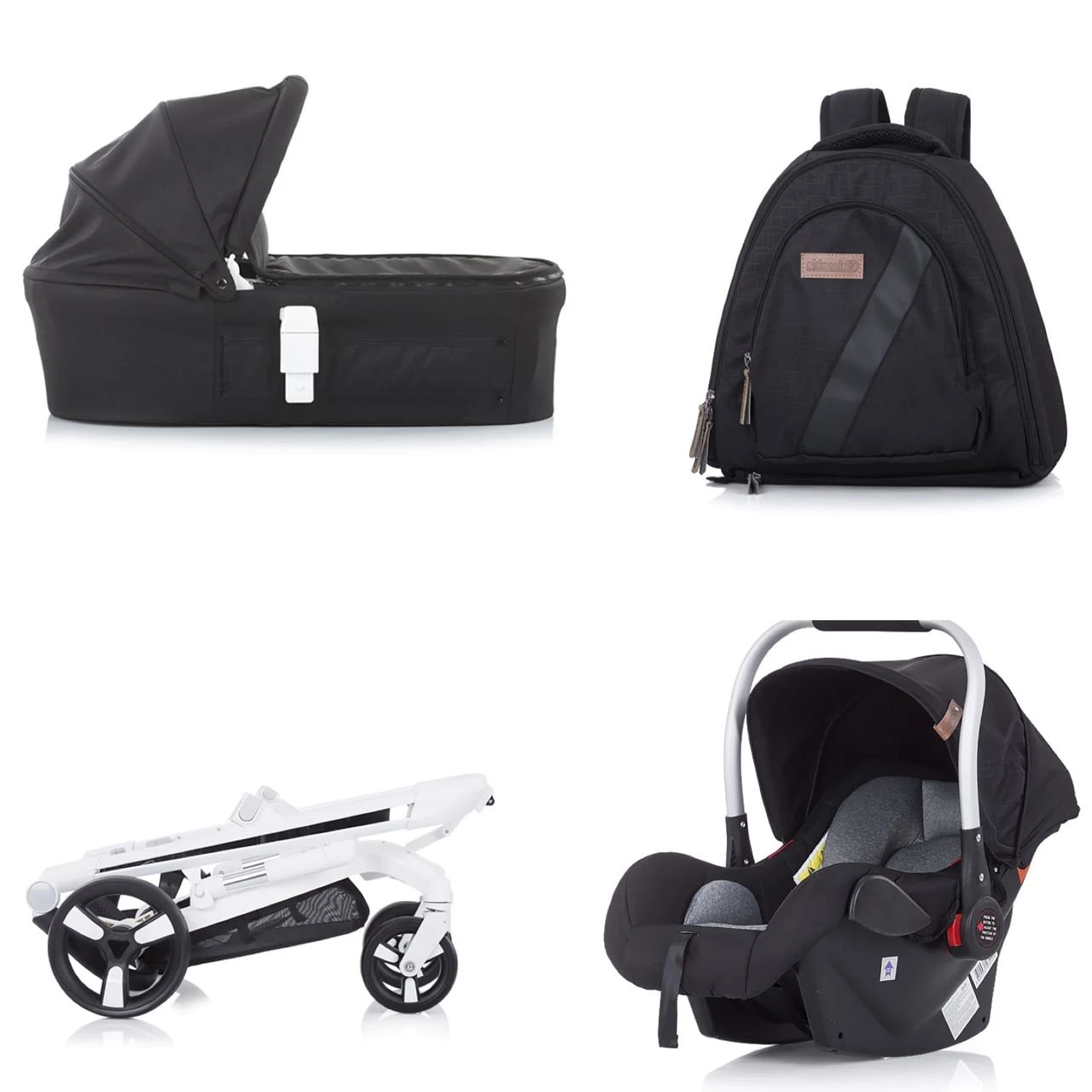 Kombikinderwagen Electra 3 In 1 In Weiß 4 Kombikinderwagen Electra 3 In 1 In Weiß – Bild 4