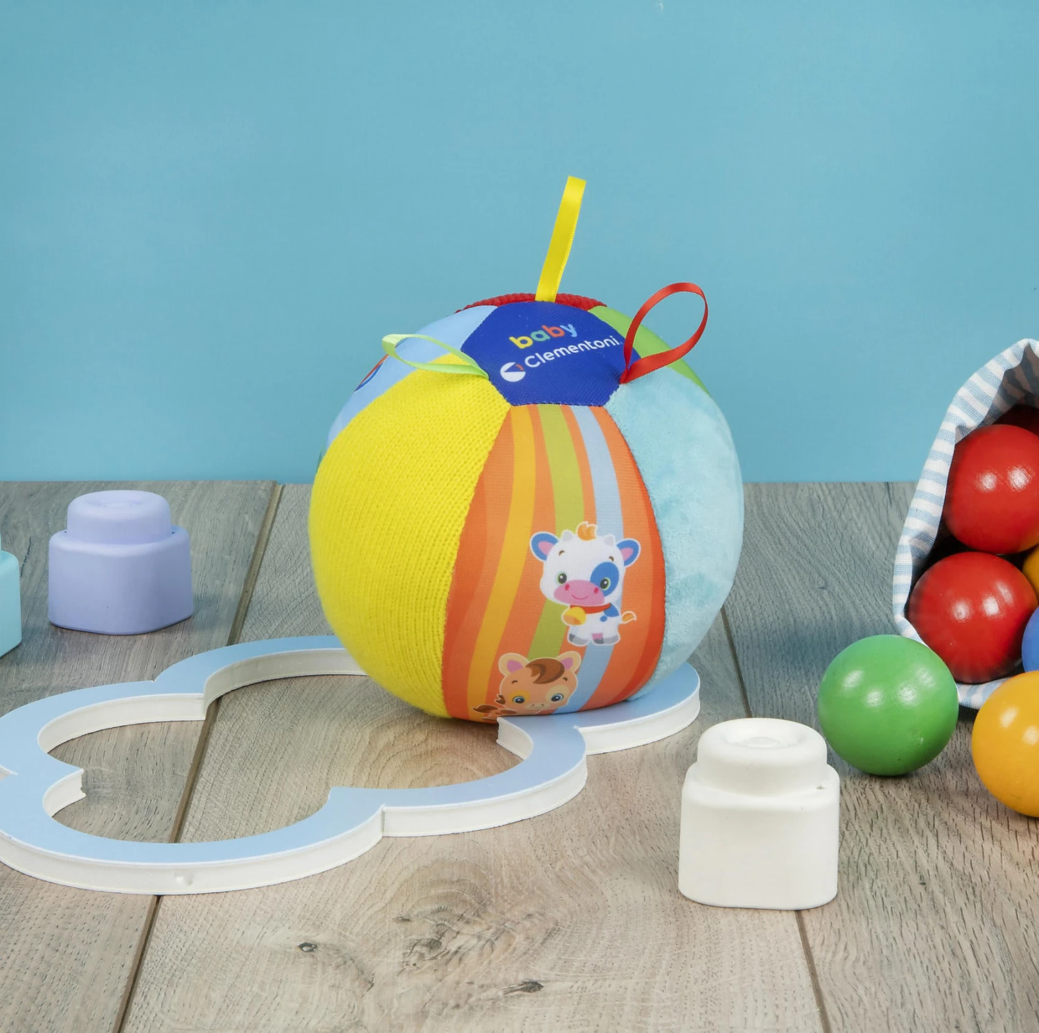 Clementoni Baby Tierfreunde Musik-Ball 5 Clementoni Baby Tierfreunde Musik-Ball – Bild 5