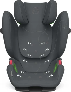 CYBEX Auto-Kindersitz PALLAS G I-Size, Monument Grey -Baby Kleidung cybex auto kindersitz pallas g i size monument grey 5