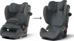 CYBEX Auto-Kindersitz PALLAS G I-Size, Monument Grey -Baby Kleidung cybex auto kindersitz pallas g i size monument grey 6