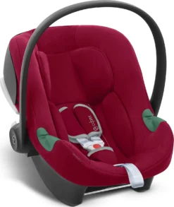 CYBEX Babyschale Aton B2 I-Size, Dynamic Red-mid Red -Baby Kleidung cybex babyschale aton b2 i size dynamic red mid red 3