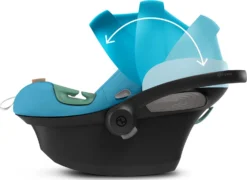 CYBEX Babyschale ATON S2 I-Size, Beach Blue -Baby Kleidung cybex babyschale aton s2 i size beach blue 5