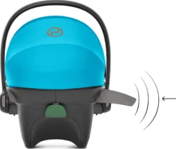 CYBEX Babyschale ATON S2 I-Size, Beach Blue -Baby Kleidung cybex babyschale aton s2 i size beach blue 9