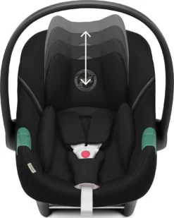 CYBEX Babyschale ATON S2 I-Size, Moon Black -Baby Kleidung cybex babyschale aton s2 i size moon black 3