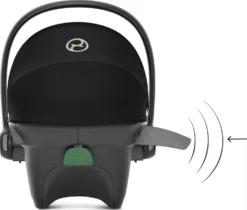 CYBEX Babyschale ATON S2 I-Size, Moon Black -Baby Kleidung cybex babyschale aton s2 i size moon black 9