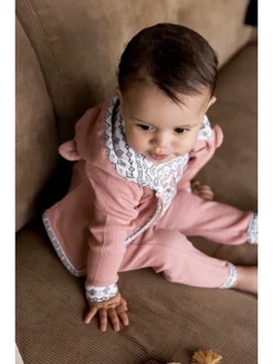 Dirkje 3tlg. Outfit In Rosa/ Weiß -Baby Kleidung dirkje 3tlg outfit in rosa weiss 2