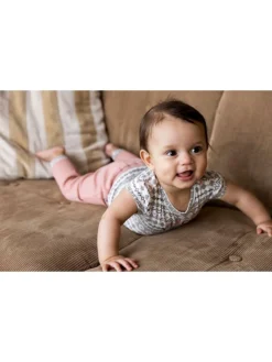 Dirkje 3tlg. Outfit In Rosa/ Weiß -Baby Kleidung dirkje 3tlg outfit in rosa weiss 5