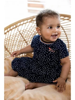 Dirkje Kleid In Dunkelblau -Baby Kleidung dirkje kleid in dunkelblau 2