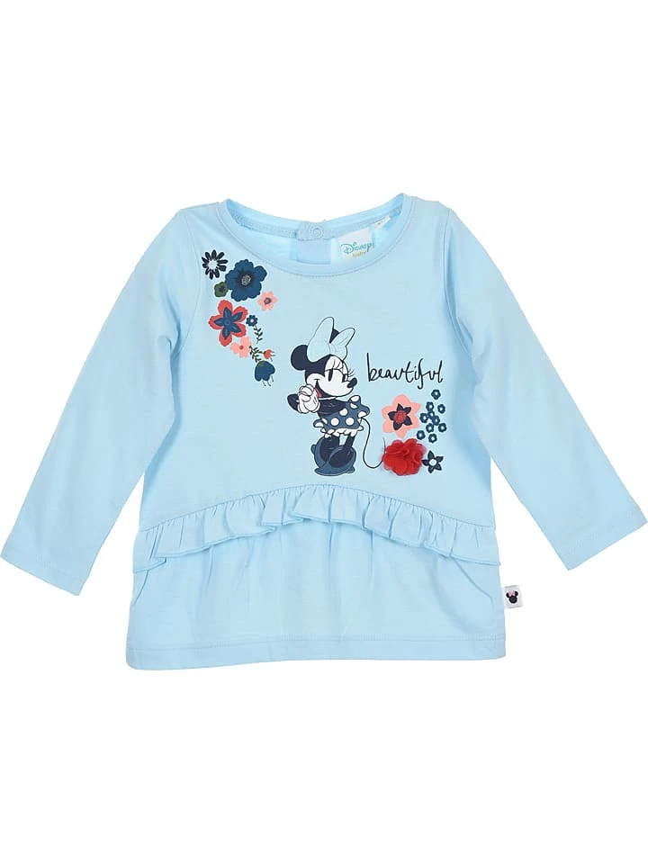 Longsleeve "Minnie" In Hellblau 1 Longsleeve "Minnie" In Hellblau