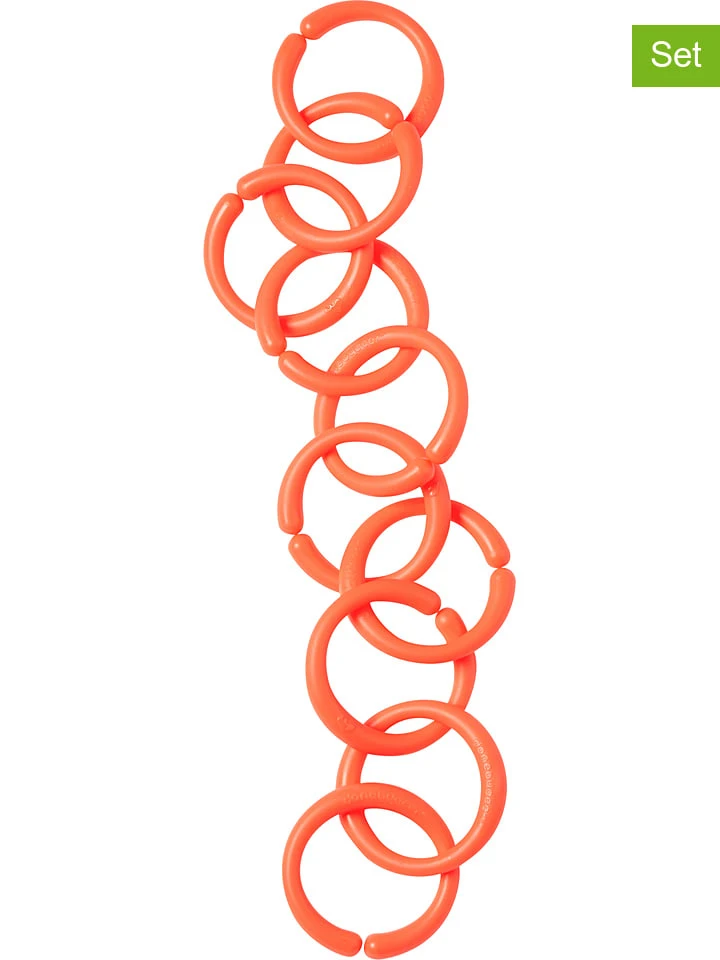 Done By Deer 10er-Set: Befestigungsringe In Orange 1 Done By Deer 10er-Set: Befestigungsringe In Orange