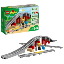 2er Set: 10872 Eisenbahnbrücke Und Schienen + 10882 Eisenbahn Schienen -Baby Kleidung duplo 2er set 10872 eisenbahnbrucke und schienen 10882 eisenbahn schienen 2