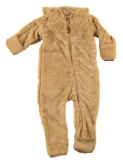 Fleeceoverall "Stocken" In Hellbraun