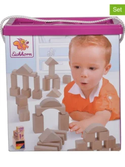 Eichhorn Holzbausteinset - Ab 12 Monaten