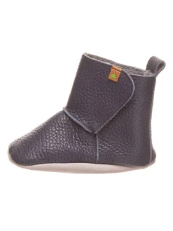 El Naturalista Leder-Krabbelschuhe In Dunkelblau