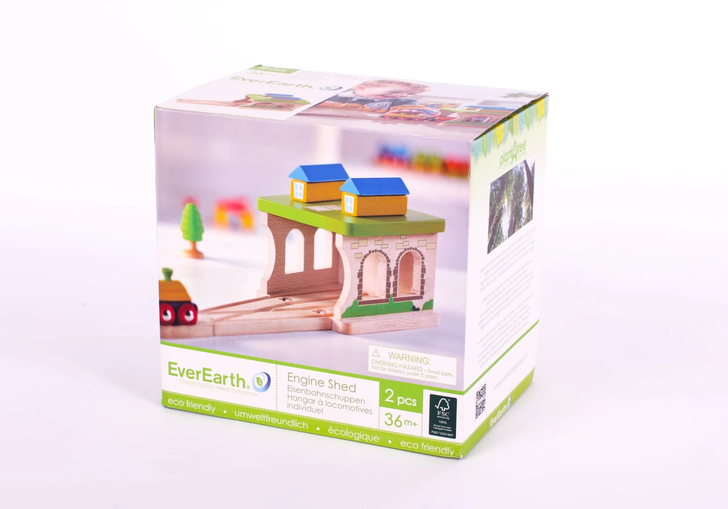 EverEarth Eisenbahnschuppen In Bunt 2 EverEarth Eisenbahnschuppen In Bunt – Bild 2