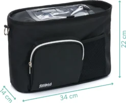 Fillikid Buggy Organizer Schwarz -Baby Kleidung fillikid buggy organizer schwarz 4