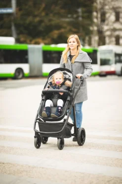 Fillikid Kombi Kinderwagen Panther Dunkelgrau -Baby Kleidung fillikid kombi kinderwagen panther dunkelgrau 4