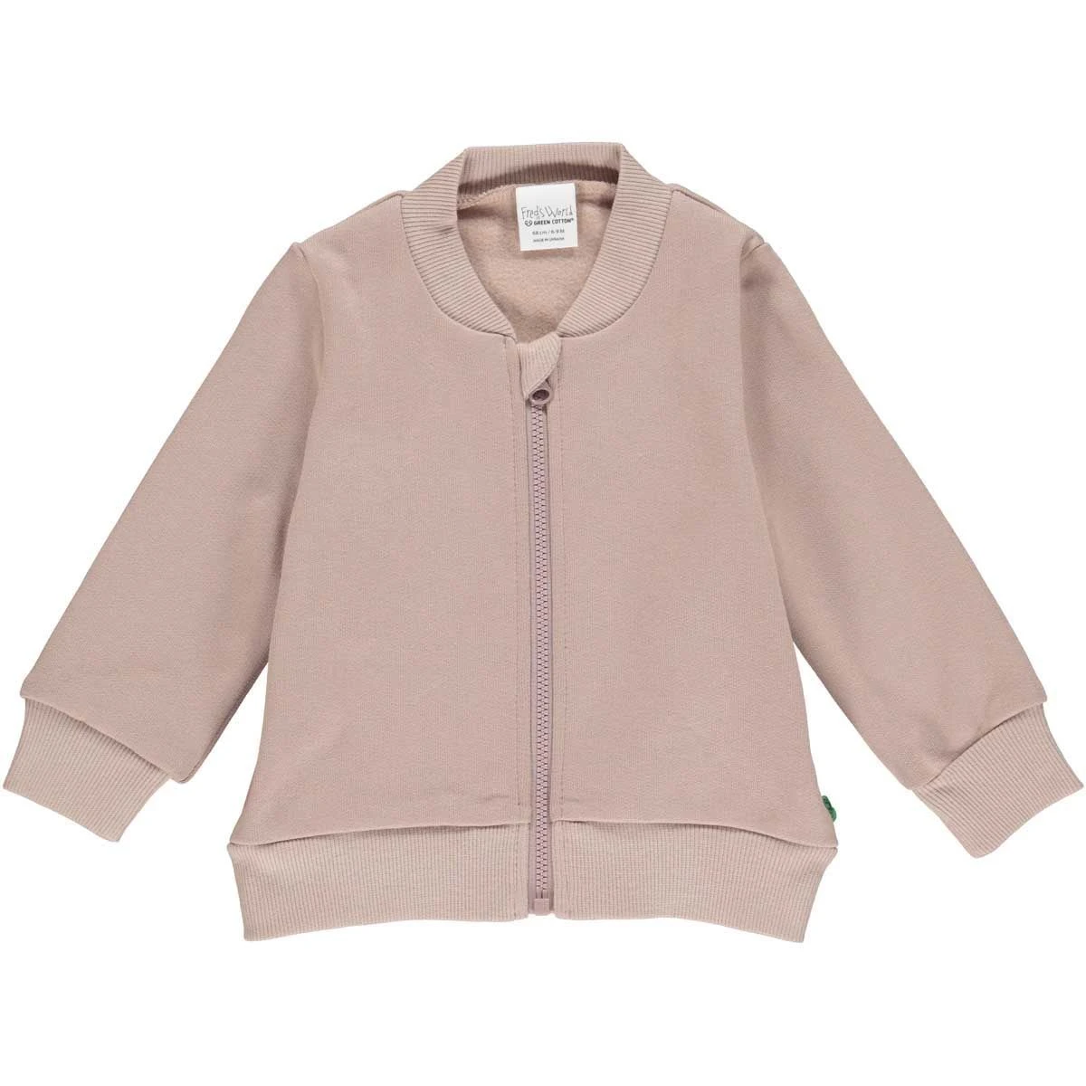 Babysweatjacke In Rose Wood 1 Babysweatjacke In Rose Wood