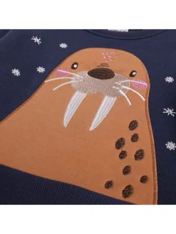 Sweatshirt In Dunkelblau -Baby Kleidung fred s world by green cotton sweatshirt in dunkelblau 2