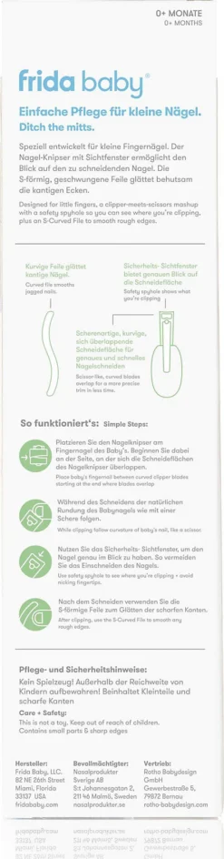 Nagelpflegeset In Ergonomischer Form 5 Nagelpflegeset In Ergonomischer Form -Baby Kleidung frida baby nagelpflegeset in ergonomischer form 2