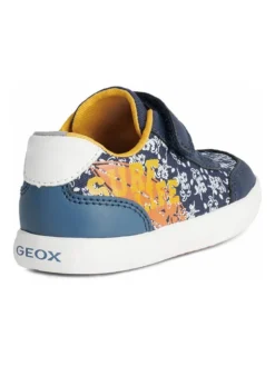 Geox Sneakers "Gisli" In Dunkelblau/ Orange -Baby Kleidung geox sneakers gisli in dunkelblau orange 3