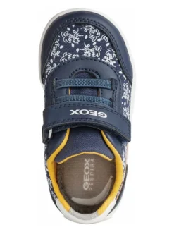 Geox Sneakers "Gisli" In Dunkelblau/ Orange -Baby Kleidung geox sneakers gisli in dunkelblau orange 4