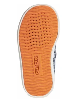 Geox Sneakers "Gisli" In Dunkelblau/ Orange -Baby Kleidung geox sneakers gisli in dunkelblau orange 5