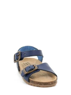 Leder-Sandalen In Blau 8 Leder-Sandalen In Blau -Baby Kleidung grunland leder sandalen in blau 2