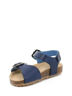 Leder-Sandalen In Blau 10 Leder-Sandalen In Blau -Baby Kleidung grunland leder sandalen in blau 4